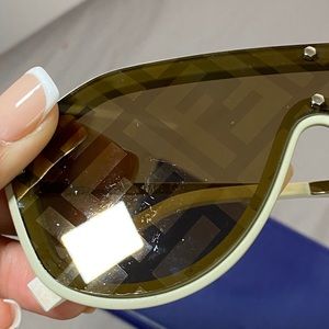 Fendi Monogrammed Aviator